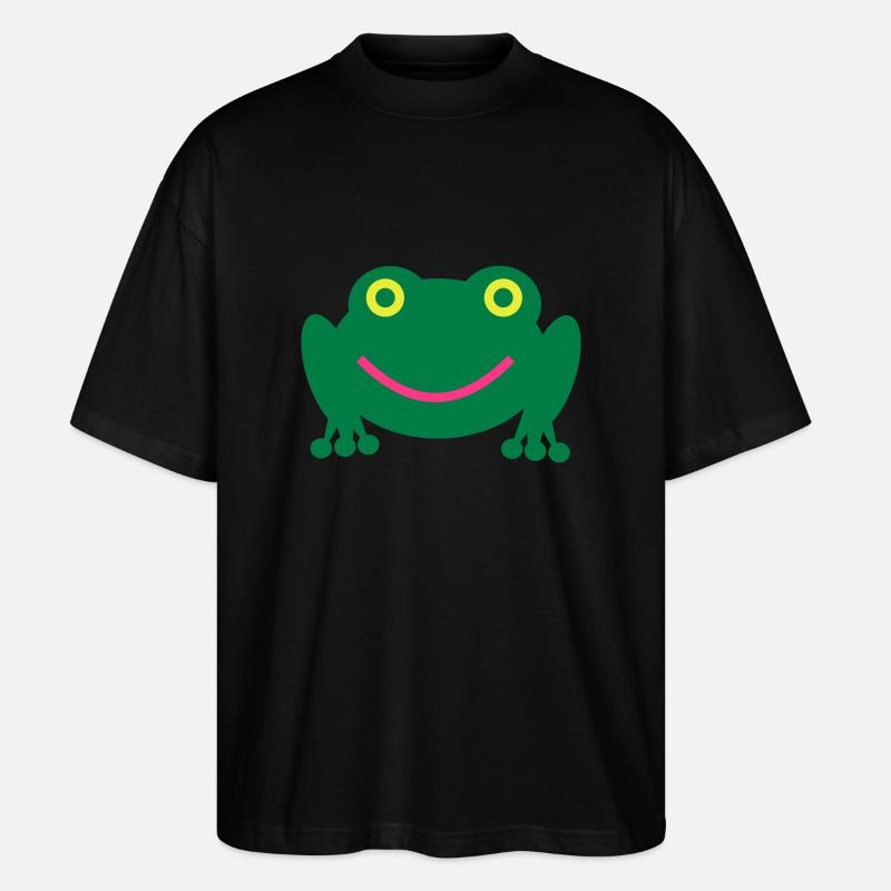 Frosch - Stanley/Stella Oversized Unisex Bio T-Shirt Blaster 2.0 - Schwarz