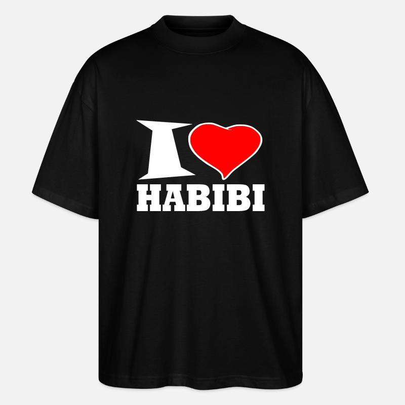 Habibi - Stanley/Stella Oversized Unisex Bio T-Shirt Blaster 2.0 - Schwarz