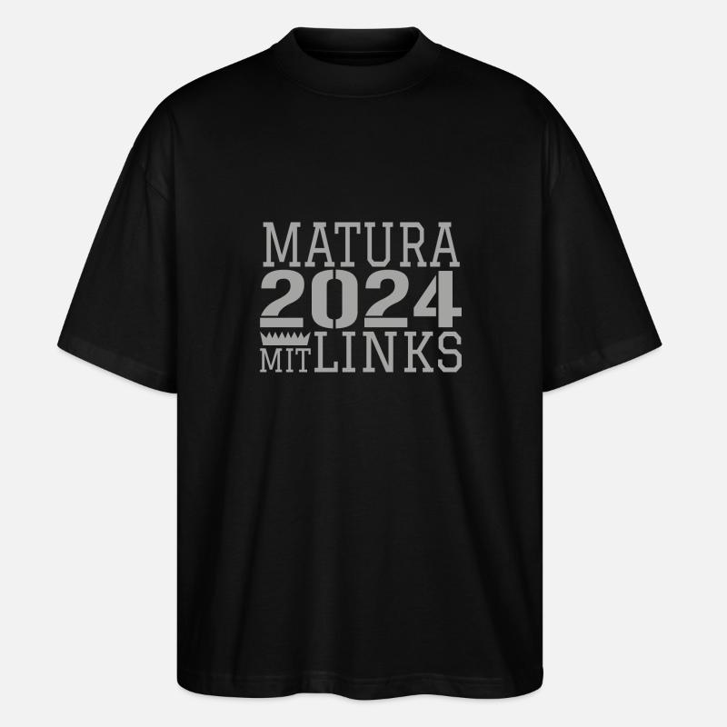 matura 2024 - Stanley/Stella Oversized Unisex Bio T-Shirt Blaster 2.0 - Schwarz