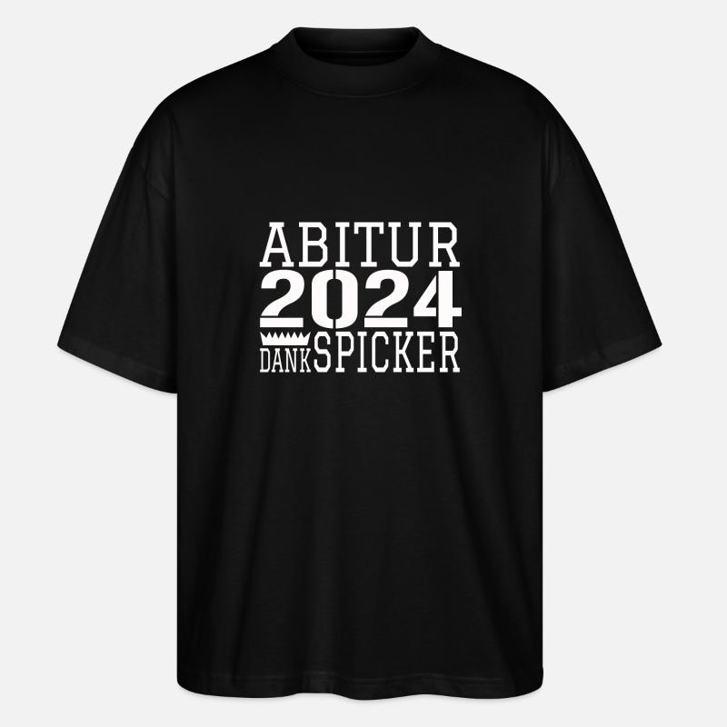 abitur spicker - Stanley/Stella Oversized Unisex Bio T-Shirt Blaster 2.0 - Schwarz