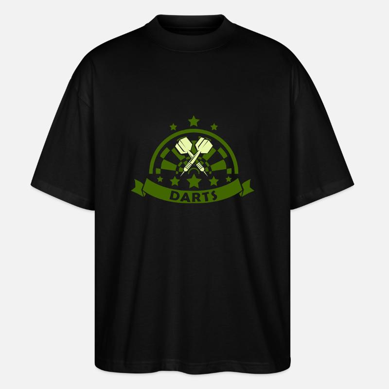 darts - Stanley/Stella Oversized Unisex Bio T-Shirt Blaster 2.0 - Schwarz