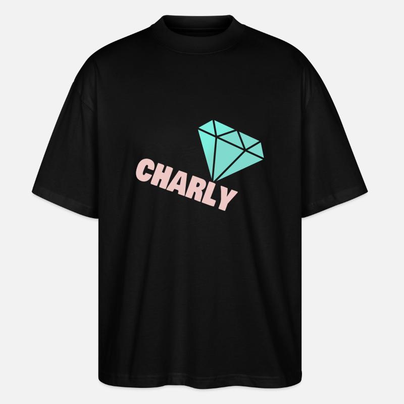 Cadeau pour Charly - T-shirt bio Blaster 2.0 coupe oversize Stanley/Stella Unisexe - noir