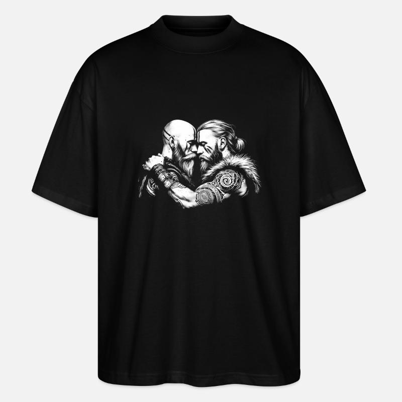 Vikings - T-shirt bio Blaster 2.0 coupe oversize Stanley/Stella Unisexe - noir