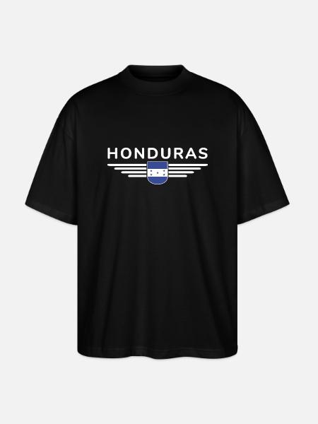 Honduras T-Shirt for Fans - Stanley/Stella Oversized Unisex Organic T-shirt Blaster 2.0 - black