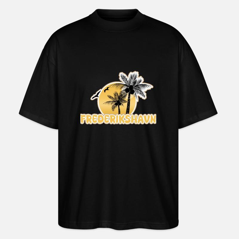 Vacances Frederikshavn - T-shirt bio Blaster 2.0 coupe oversize Stanley/Stella Unisexe - noir