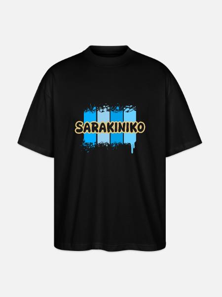 Sarakiniko Sarakiniko - T-shirt bio Blaster 2.0 coupe oversize Stanley/Stella Unisexe - noir