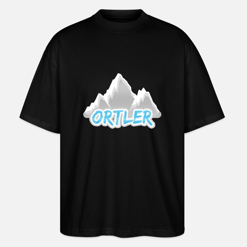 Berg Ortler - Stanley/Stella Oversized Unisex Bio T-Shirt Blaster 2.0 - Schwarz