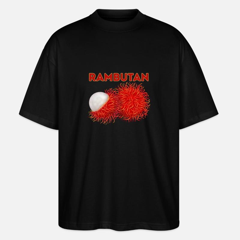 INDONET Rambutan - Stanley/Stella Oversized Unisex Bio T-Shirt Blaster 2.0 - Schwarz
