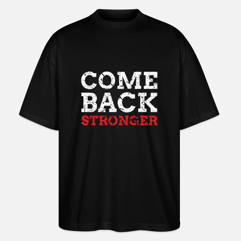 Revenez plus fort - T-shirt bio Blaster 2.0 coupe oversize Stanley/Stella Unisexe - noir