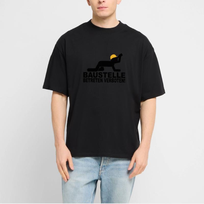 chantier de construction d'entrer interdit T-shirt bio Blaster 2.0 coupe oversize Stanley/Stella Unisexe