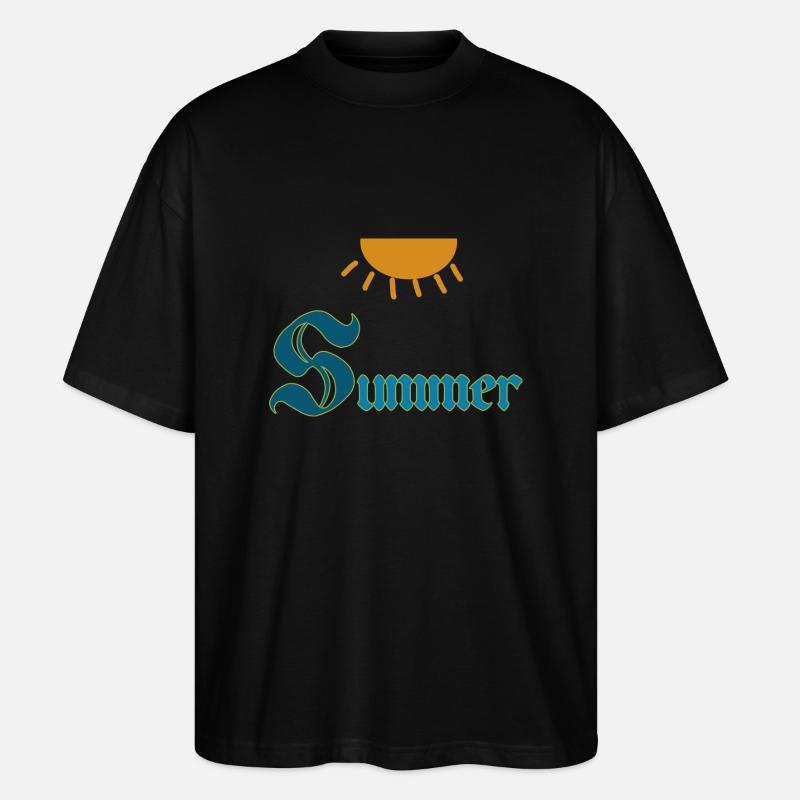 Summer - Stanley/Stella Oversized Unisex Bio T-Shirt Blaster 2.0 - Schwarz