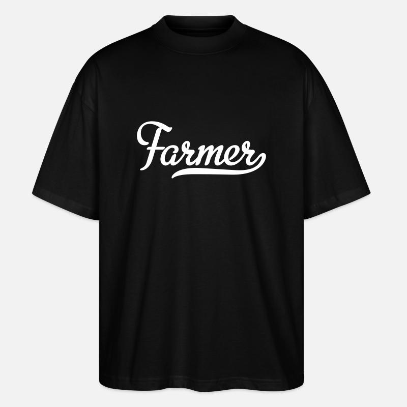 Farmer - Stanley/Stella Oversized Unisex Bio T-Shirt Blaster 2.0 - Schwarz