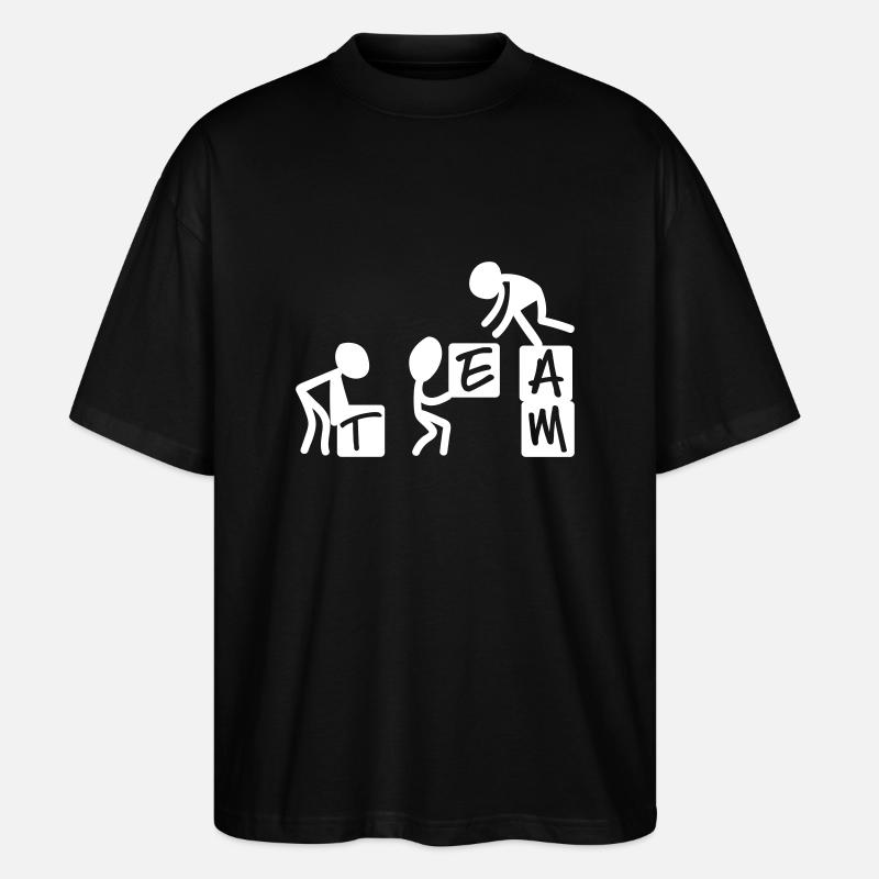 Team - Stanley/Stella Oversized Unisex Bio T-Shirt Blaster 2.0 - Schwarz