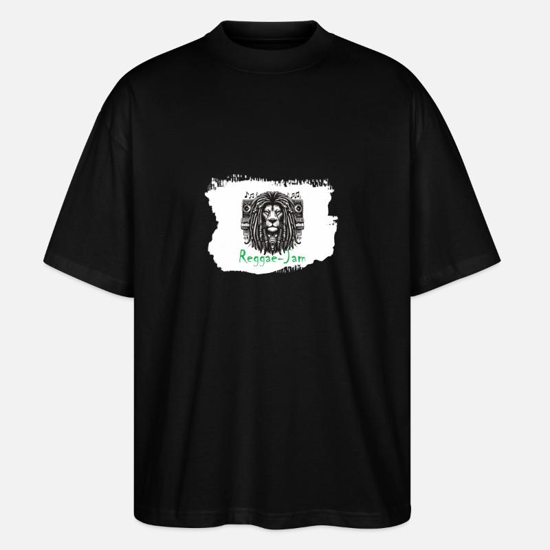 Reggae-Jam - Stanley/Stella Oversized Unisex Bio T-Shirt Blaster 2.0 - Schwarz