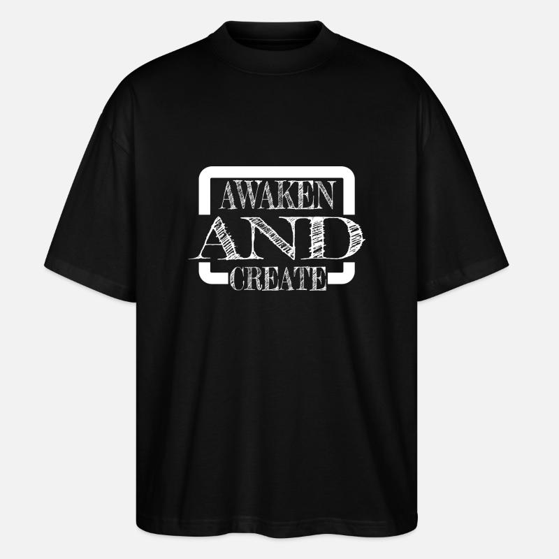 Innovation créative Illumination intérieure - T-shirt bio Blaster 2.0 coupe oversize Stanley/Stella Unisexe - noir