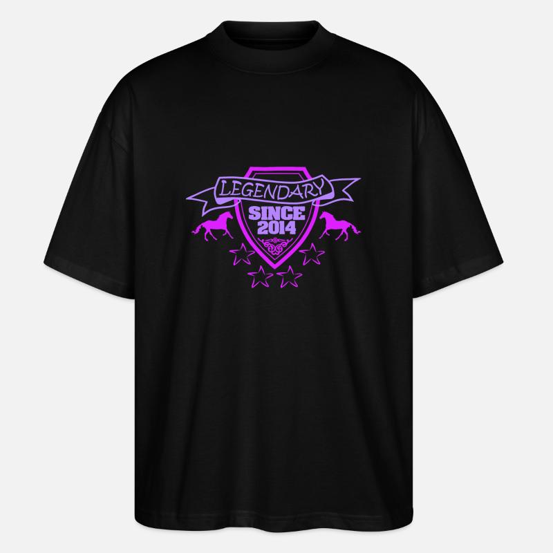 2014 - Stanley/Stella Oversized Unisex Bio T-Shirt Blaster 2.0 - Schwarz