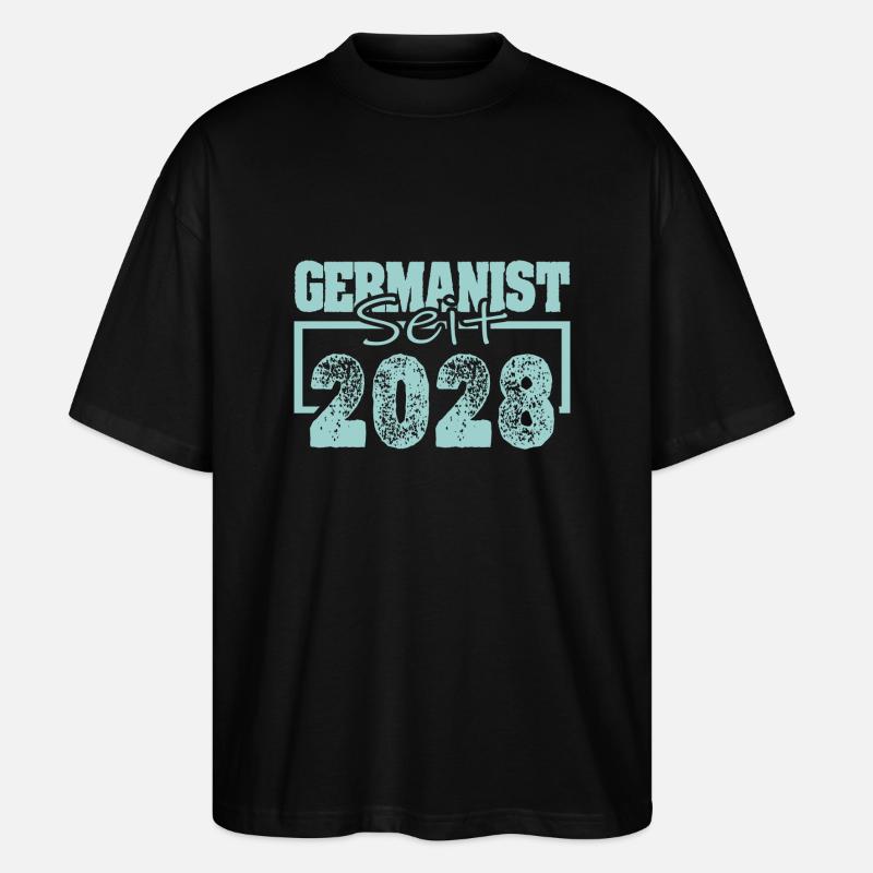 Berufung 2028 - Stanley/Stella Oversized Unisex Bio T-Shirt Blaster 2.0 - Schwarz