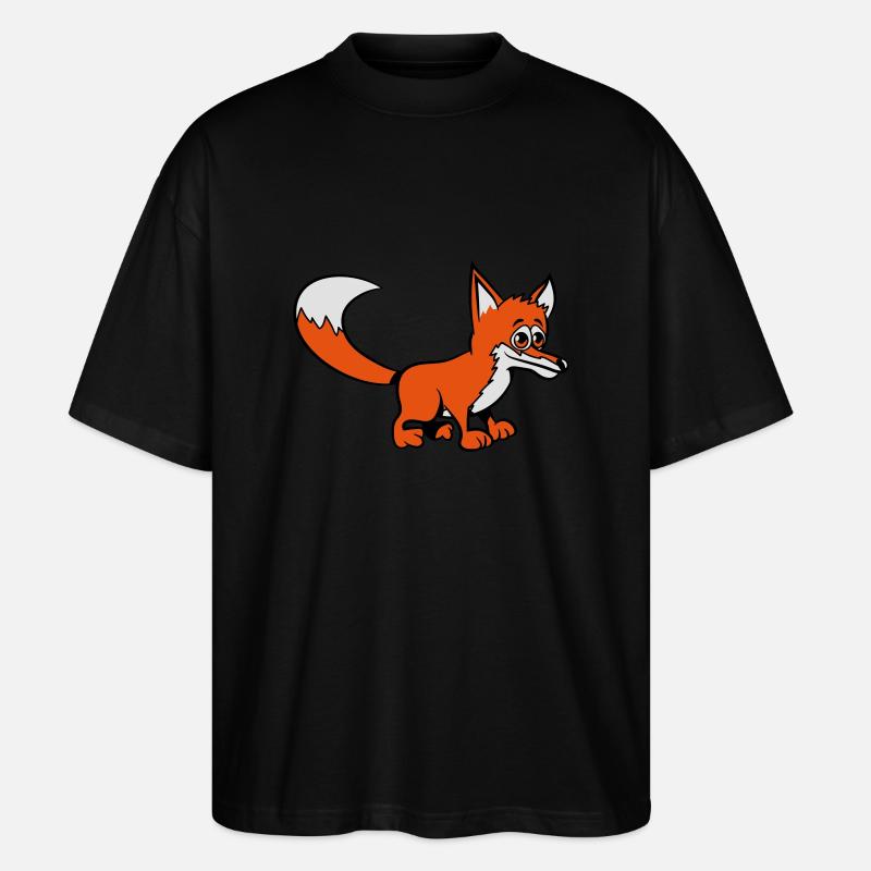 Fuchs doux - T-shirt bio Blaster 2.0 coupe oversize Stanley/Stella Unisexe - noir