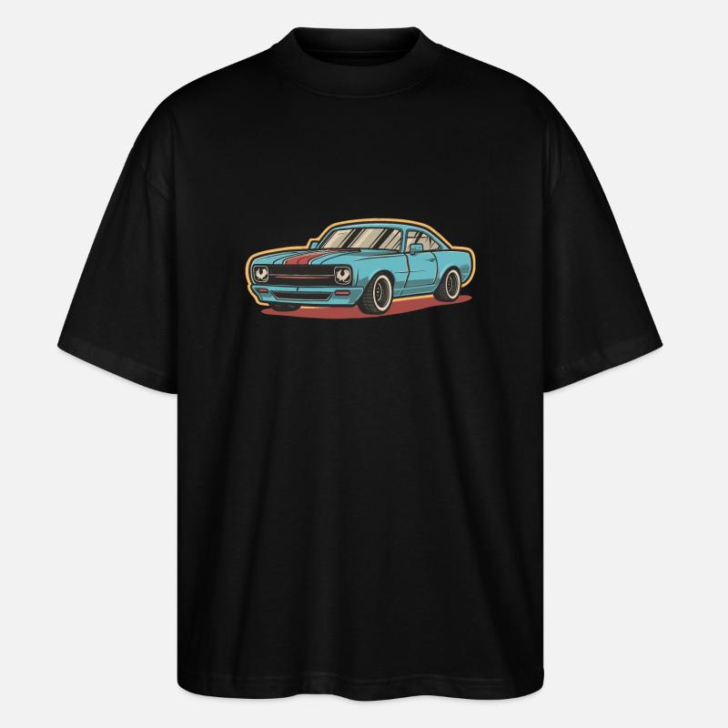 AUTOS - Stanley/Stella Oversized Unisex Bio T-Shirt Blaster 2.0 - Schwarz