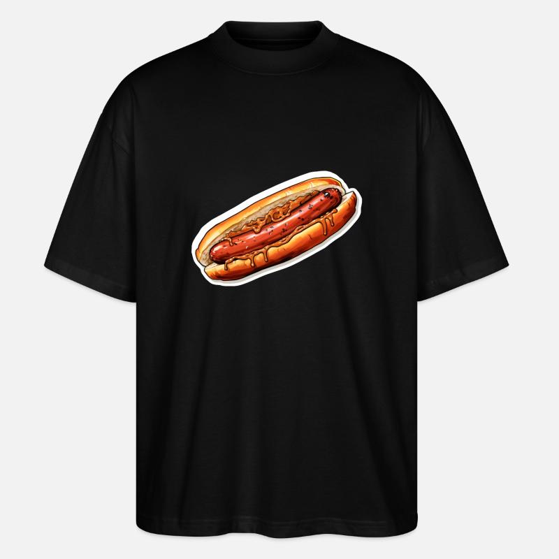 Bratwurst - T-shirt bio Blaster 2.0 coupe oversize Stanley/Stella Unisexe - noir
