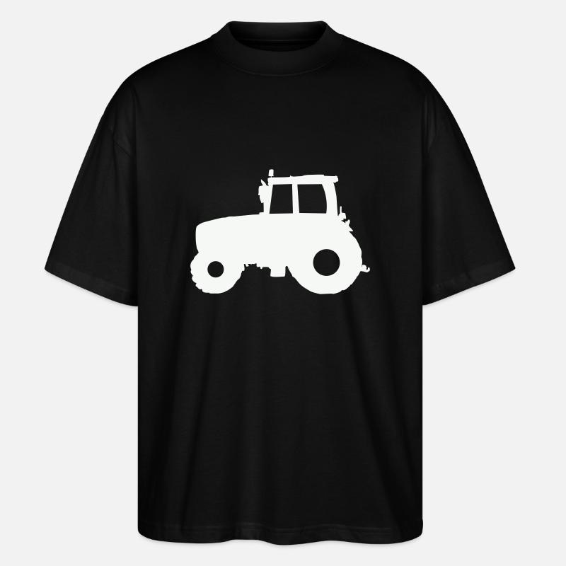 Traktor Trecker - Stanley/Stella Oversized Unisex Bio T-Shirt Blaster 2.0 - Schwarz