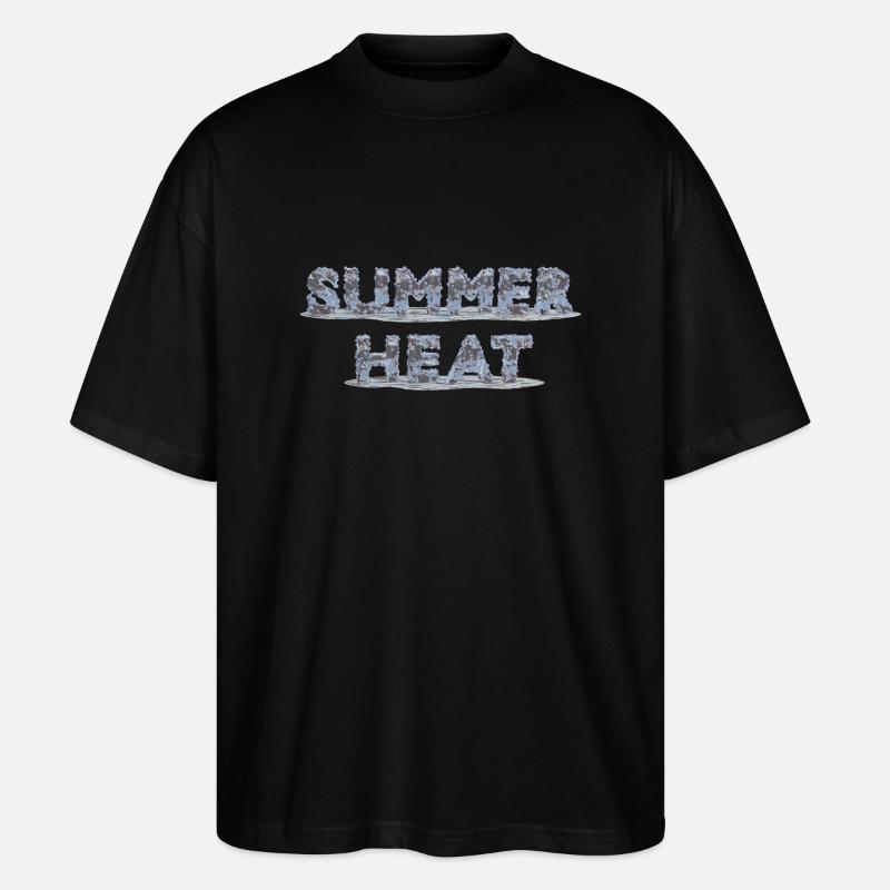 Chaleur estivale - T-shirt bio Blaster 2.0 coupe oversize Stanley/Stella Unisexe - noir