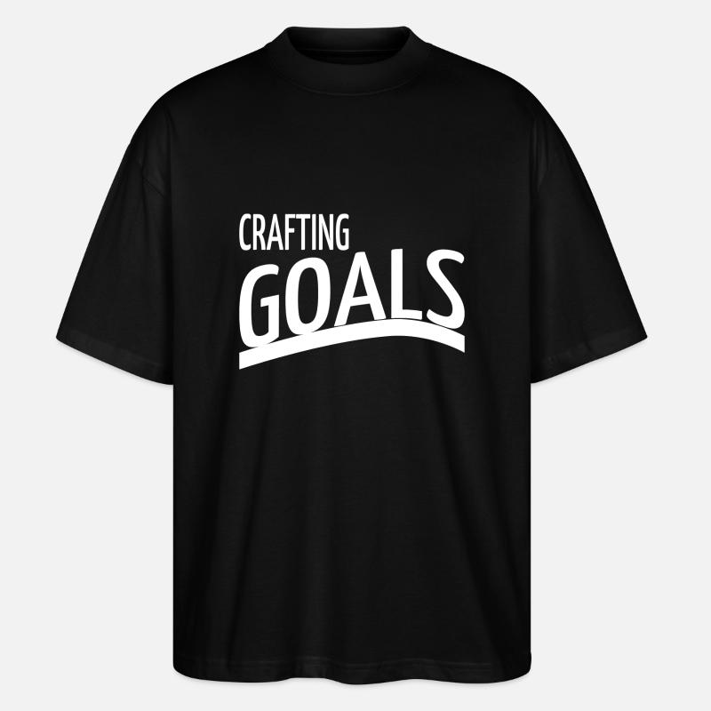 creative inspiration creative thinking - Stanley/Stella Oversized Unisex Bio T-Shirt Blaster 2.0 - Schwarz