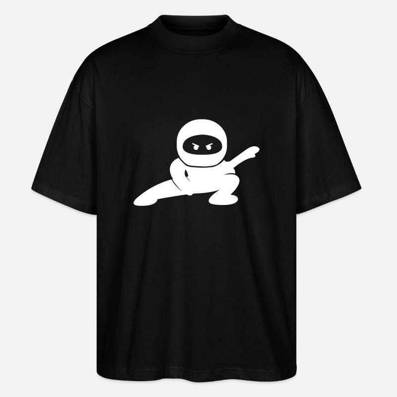 Ninja Comic 1 - Stanley/Stella Oversized Unisex Organic T-shirt Blaster 2.0 - black