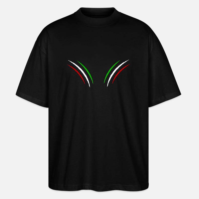 Claws Italy 2 - Stanley/Stella Oversized Unisex Organic T-shirt Blaster 2.0 - black