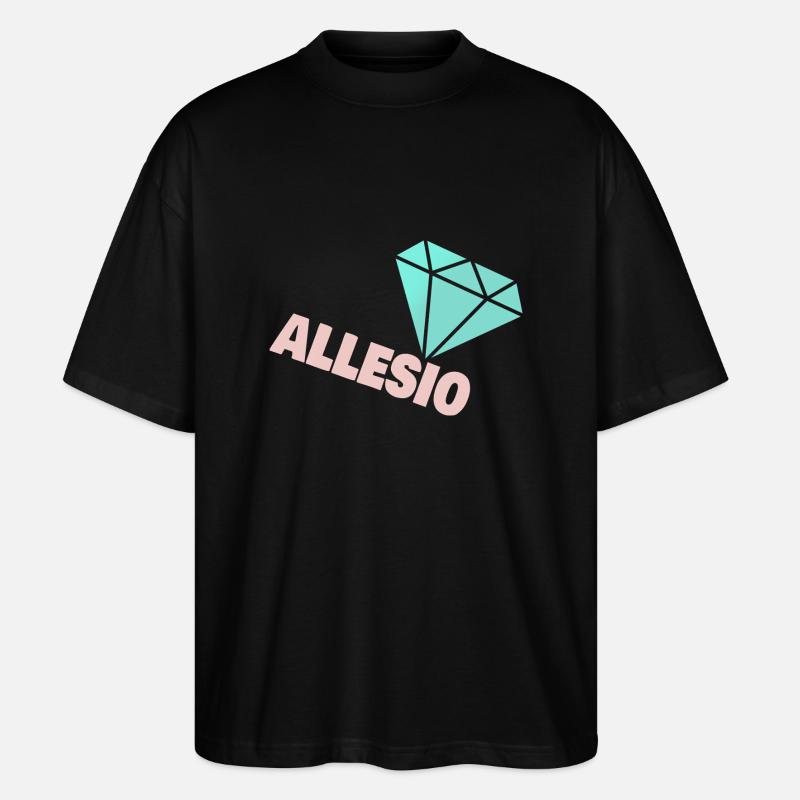 Gift for Allesio - Stanley/Stella Oversized Unisex Organic T-shirt Blaster 2.0 - black