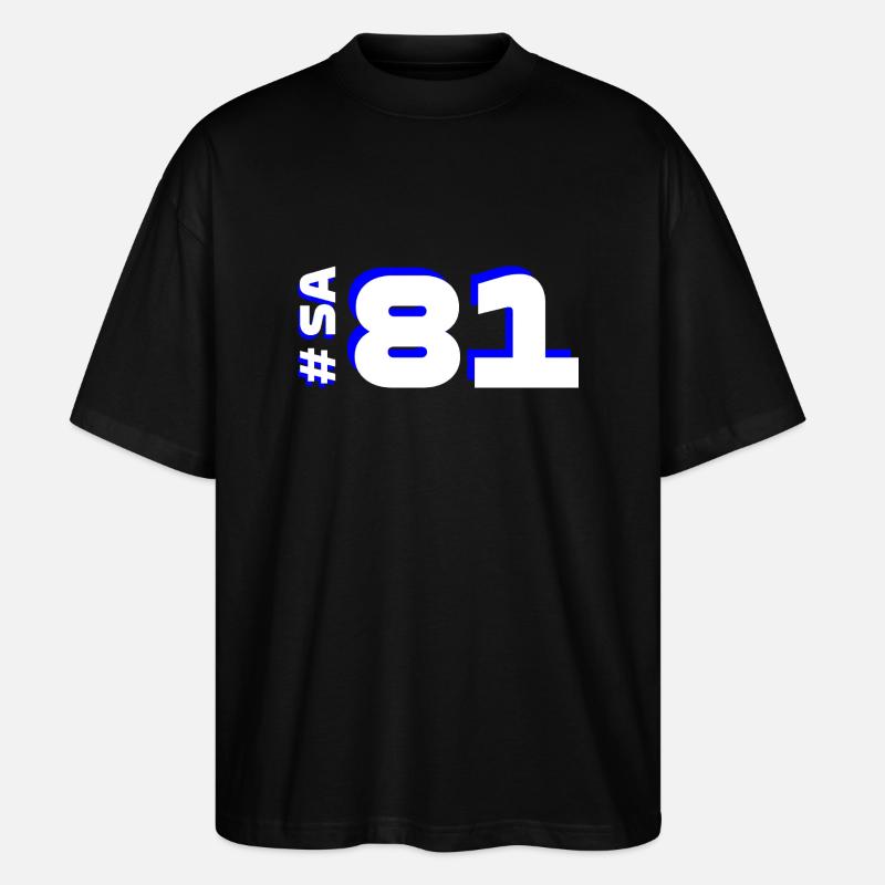 SA81 - Stanley/Stella Oversized Unisex Bio T-Shirt Blaster 2.0 - Schwarz