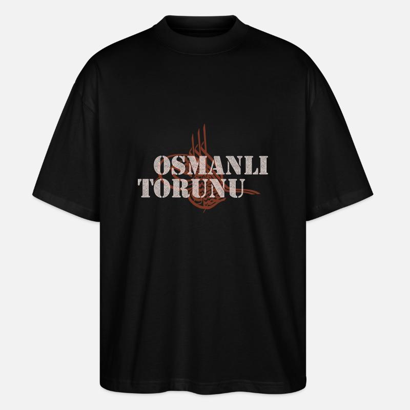 Osmanlı Torunu - Stanley/Stella Oversized Unisex Bio T-Shirt Blaster 2.0 - Schwarz