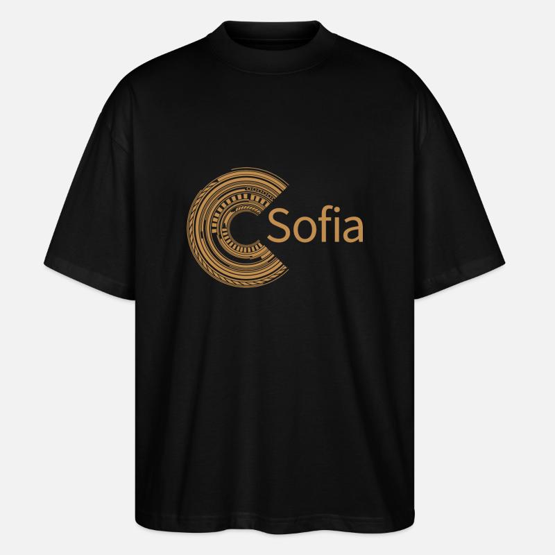 Pour Sofia - T-shirt bio Blaster 2.0 coupe oversize Stanley/Stella Unisexe - noir