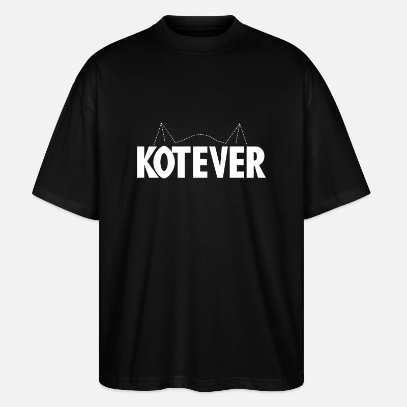 Kotever Blanc - T-shirt bio Blaster 2.0 coupe oversize Stanley/Stella Unisexe - noir