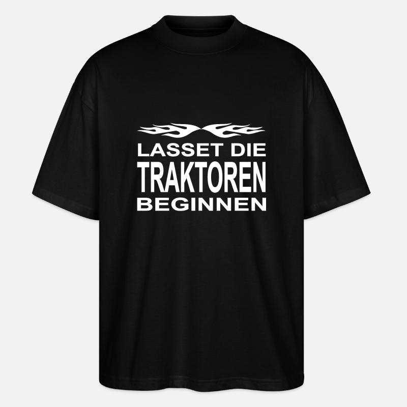 Traktor - Stanley/Stella Oversized Unisex Bio T-Shirt Blaster 2.0 - Schwarz