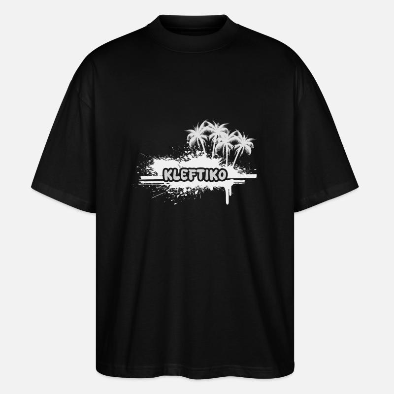 Kleftiko - T-shirt bio Blaster 2.0 coupe oversize Stanley/Stella Unisexe - noir