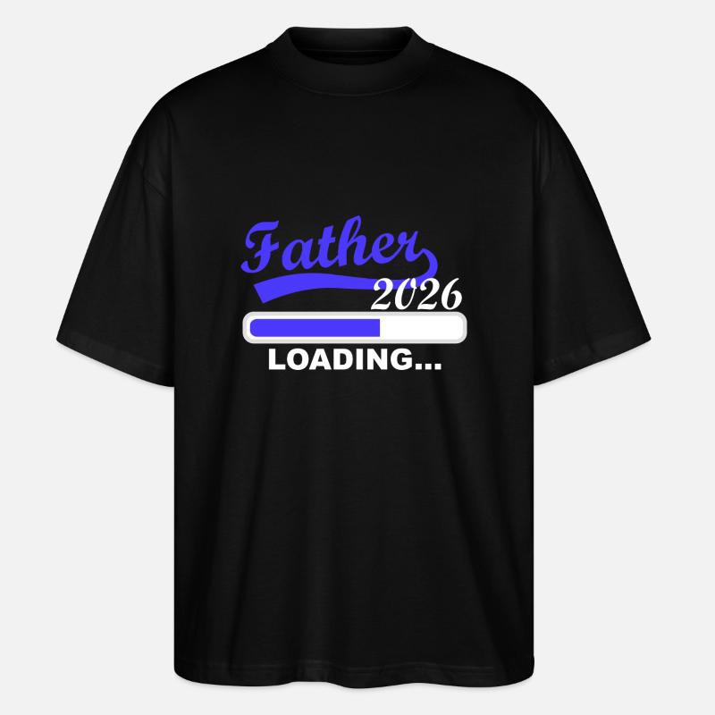 Père 2026 deviendra bientôt réalité - T-shirt bio Blaster 2.0 coupe oversize Stanley/Stella Unisexe - noir