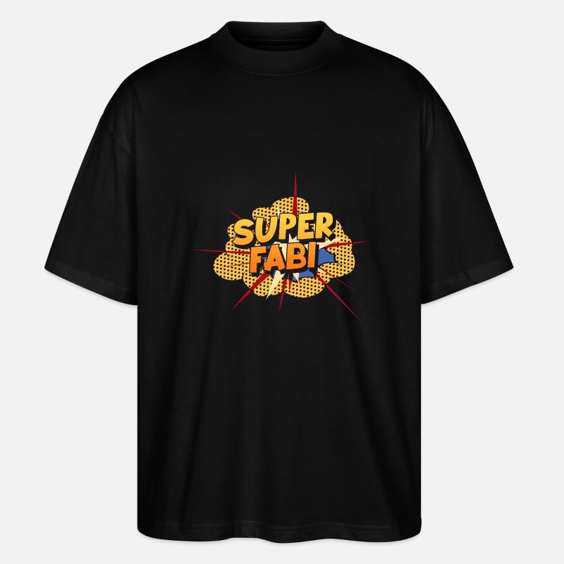 Fabian - Stanley/Stella Oversized Unisex Bio T-Shirt Blaster 2.0 - Schwarz