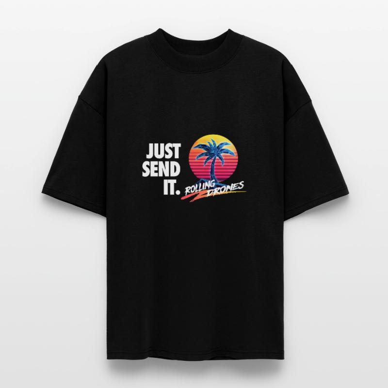 Just Send It @ RollingDrones Stanley/Stella Oversized Unisex Organic T-shirt Blaster 2.0