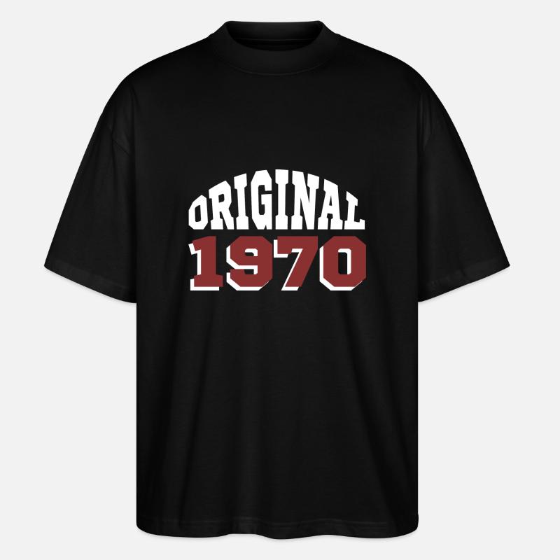 Original 1970 - Stanley/Stella Oversized Unisex Bio T-Shirt Blaster 2.0 - Schwarz