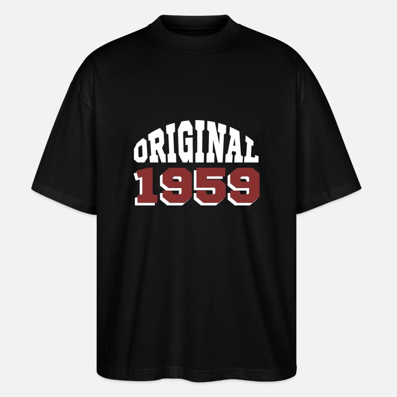 Original 1959 - Stanley/Stella Oversized Unisex Bio T-Shirt Blaster 2.0 - Schwarz