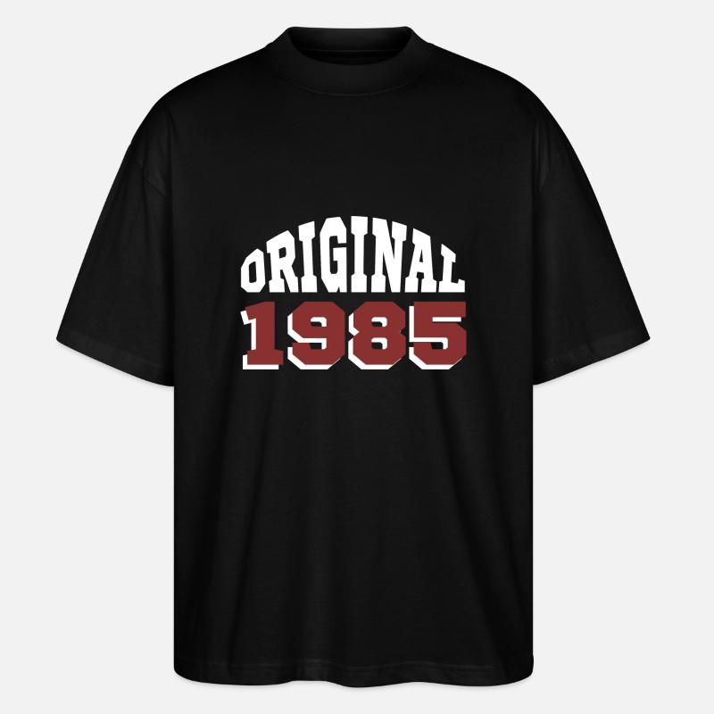 Original 1985 - Stanley/Stella Oversized Unisex Bio T-Shirt Blaster 2.0 - Schwarz