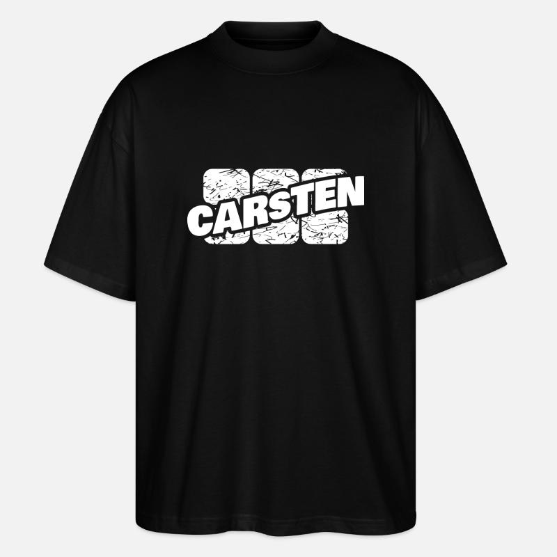 Gift for Carsten - Stanley/Stella Oversized Unisex Organic T-shirt Blaster 2.0 - black