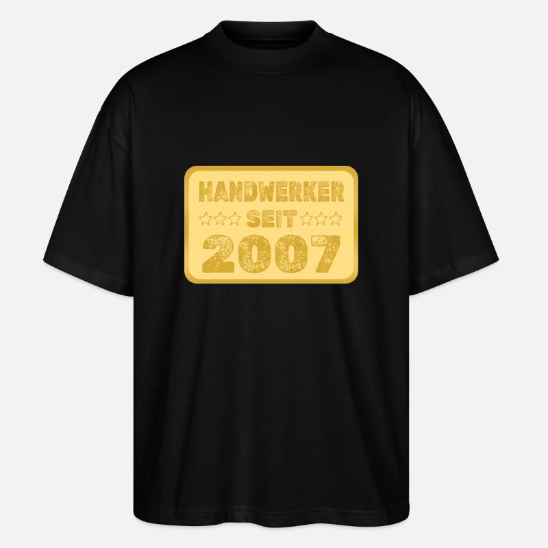 2007 - Stanley/Stella Oversized Unisex Bio T-Shirt Blaster 2.0 - Schwarz