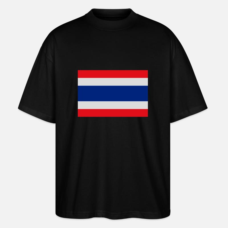 Thaïlande - T-shirt bio Blaster 2.0 coupe oversize Stanley/Stella Unisexe - noir