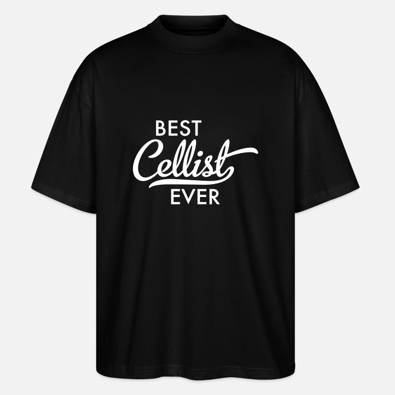 Violoncelle - T-shirt bio Blaster 2.0 coupe oversize Stanley/Stella Unisexe - noir