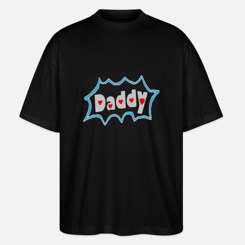 HerzDaddy - Stanley/Stella Oversized Unisex Bio T-Shirt Blaster 2.0 - Schwarz