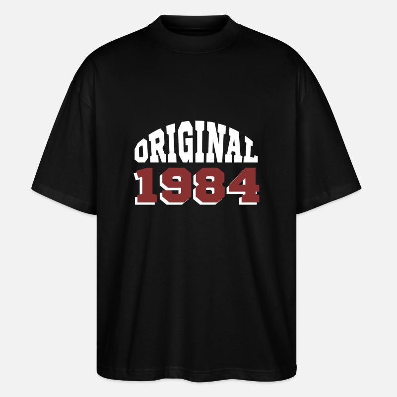 Original 1984 - T-shirt bio Blaster 2.0 coupe oversize Stanley/Stella Unisexe - noir