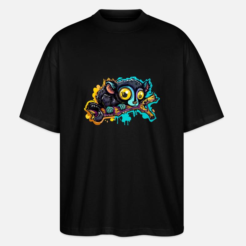 Mohrenmaki - Stanley/Stella Oversized Unisex Bio T-Shirt Blaster 2.0 - Schwarz