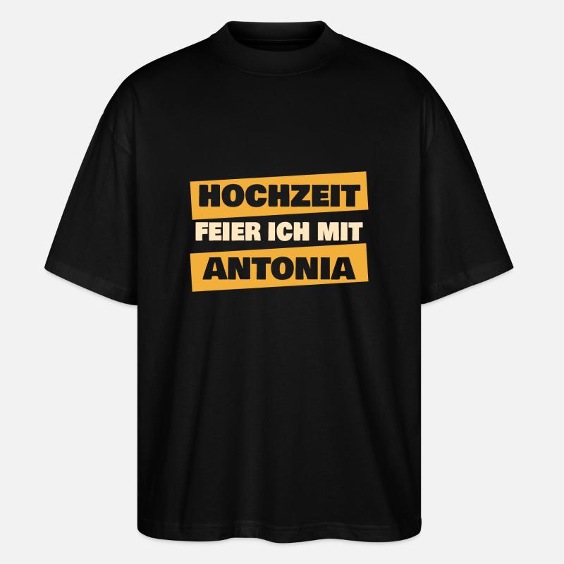 Antonia - Stanley/Stella Oversized Unisex Bio T-Shirt Blaster 2.0 - Schwarz